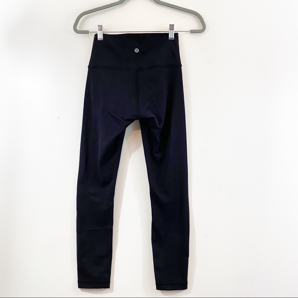 Lululemon Black High Rise Wunder Under Leggings 4 - Picture 3 of 9